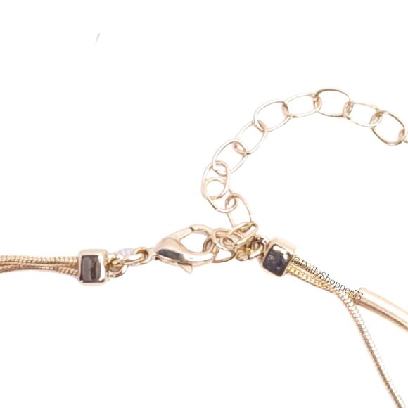 Lonna & Lilly Floral Necklace with Purple and White Accents - Picture 6 of 6